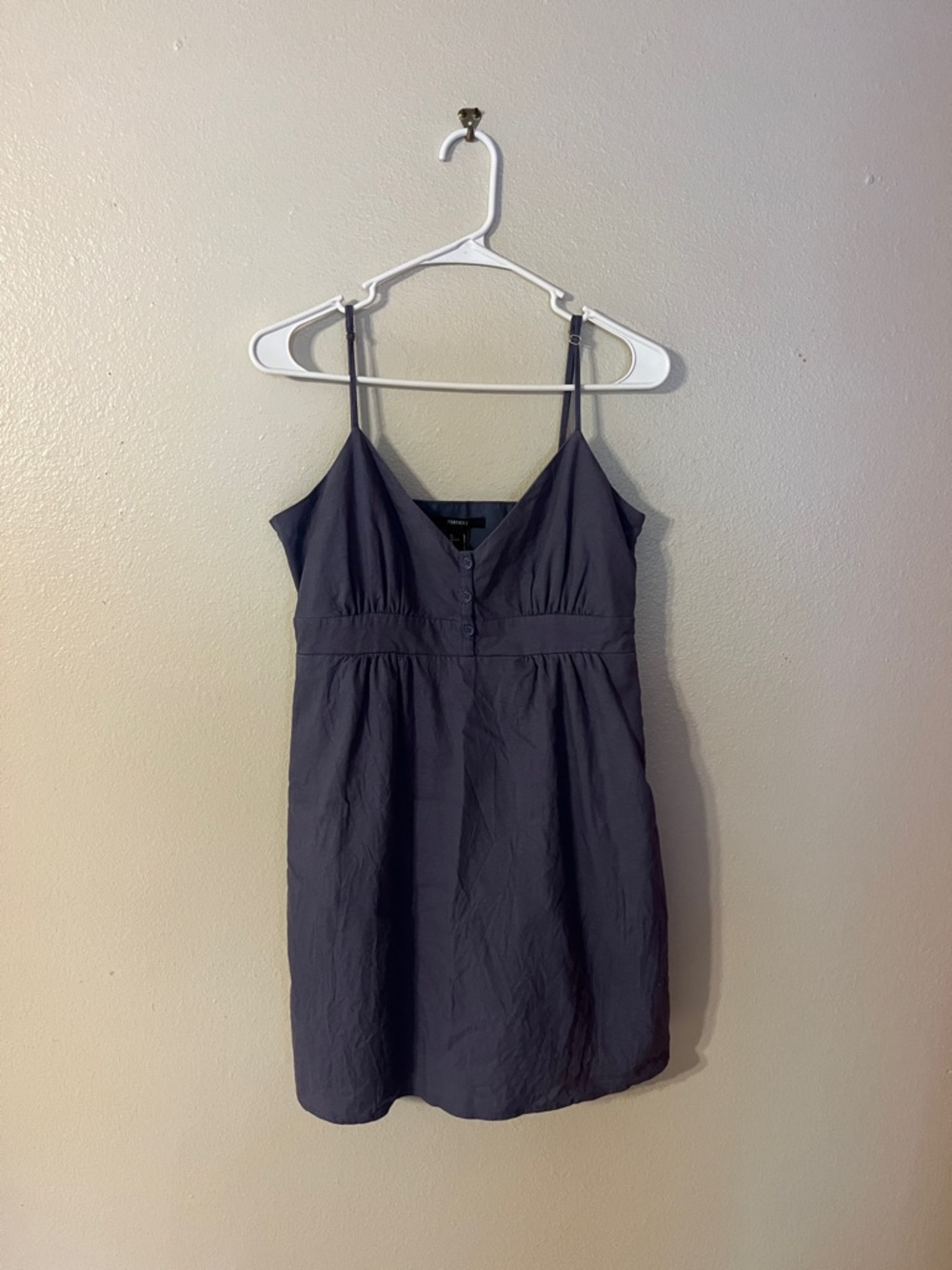 Forever 21 Purple Spaghetti Strap Mini Dress